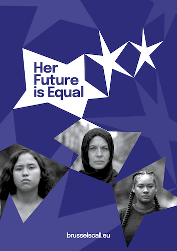 Capa da publicação “Her Future is Equal: Europe is ready for a future free from sexual exploitation”
